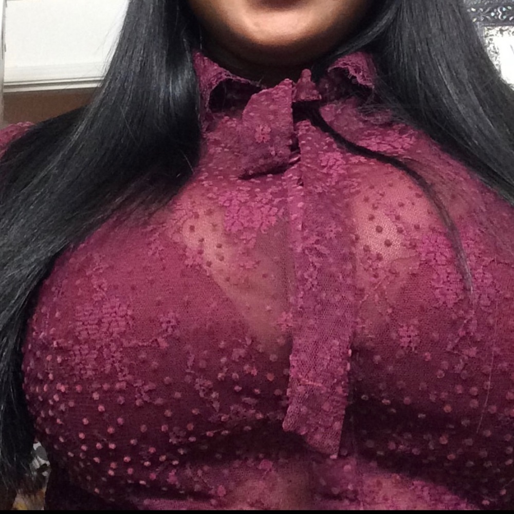 NWT Victoria's Secret Burgundy Teddy